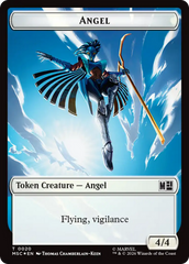 Angel (020) // Vibranium (031) Double-Sided Token (Surge Foil) [Marvel Super Heroes Commander Tokens] | Boutique FDB TCG