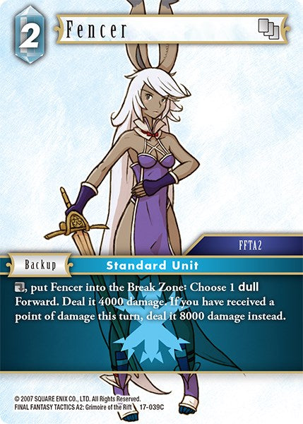 Fencer [Rebellion's Call] | Boutique FDB TCG