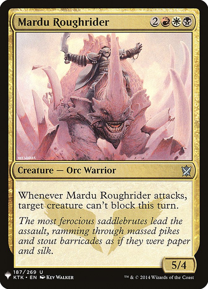 Mardu Roughrider [Mystery Booster] | Boutique FDB TCG