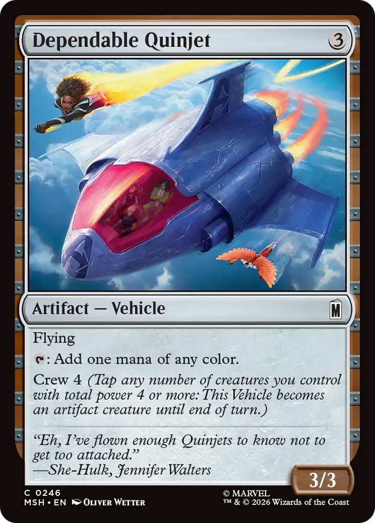 Dependable Quinjet [Marvel Super Heroes] | Boutique FDB TCG