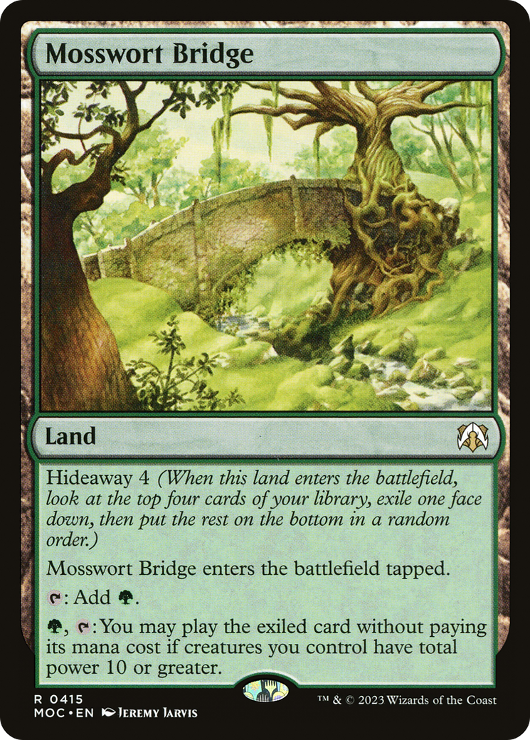 Mosswort Bridge [March of the Machine Commander] | Boutique FDB TCG