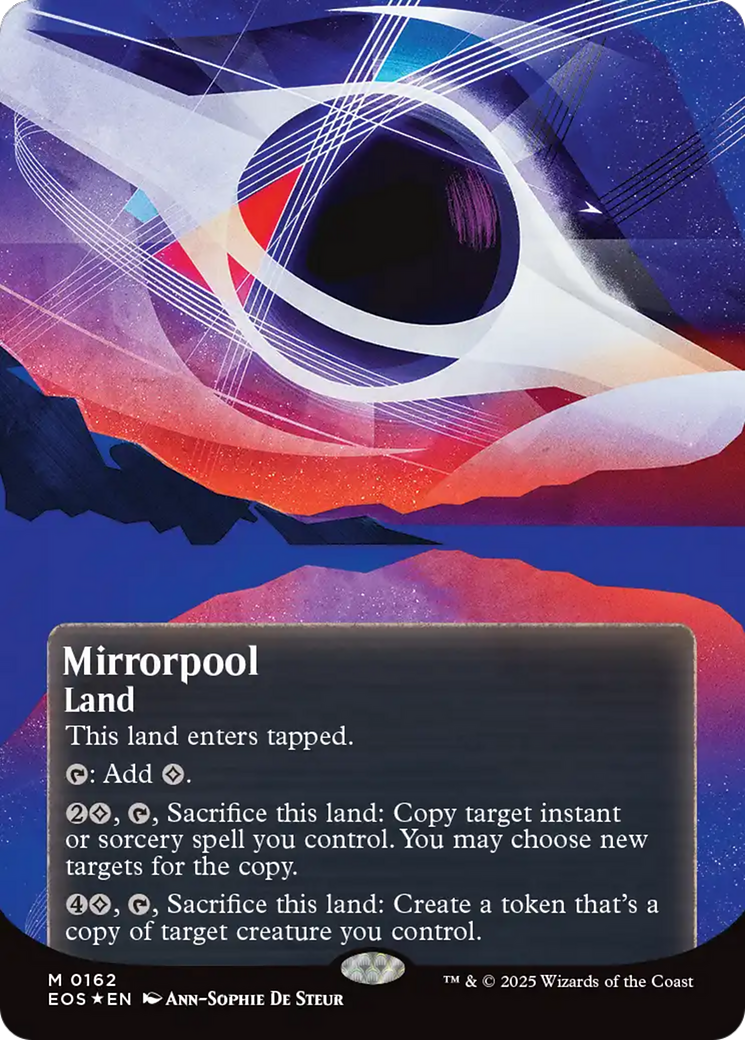 Mirrorpool (0162) (Borderless) (Galaxy Foil) [Edge of Eternities: Stellar Sights] | Boutique FDB TCG
