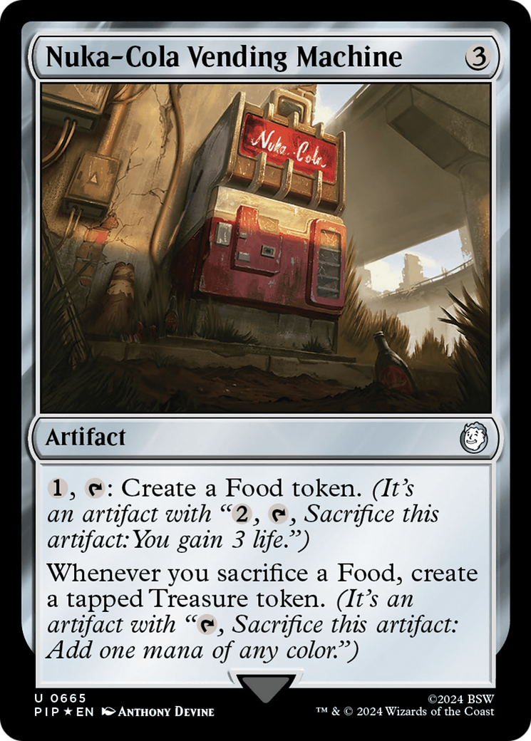 Nuka-Cola Vending Machine (Surge Foil) [Fallout] | Boutique FDB TCG