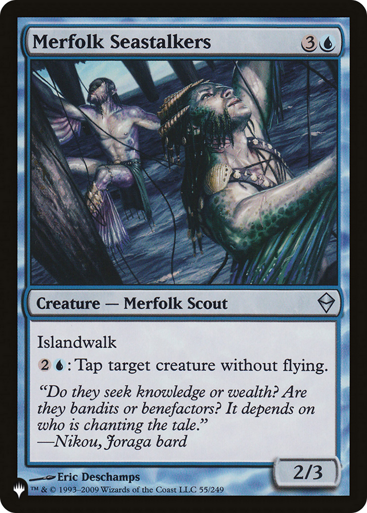 Merfolk Seastalkers [The List Reprints] | Boutique FDB TCG