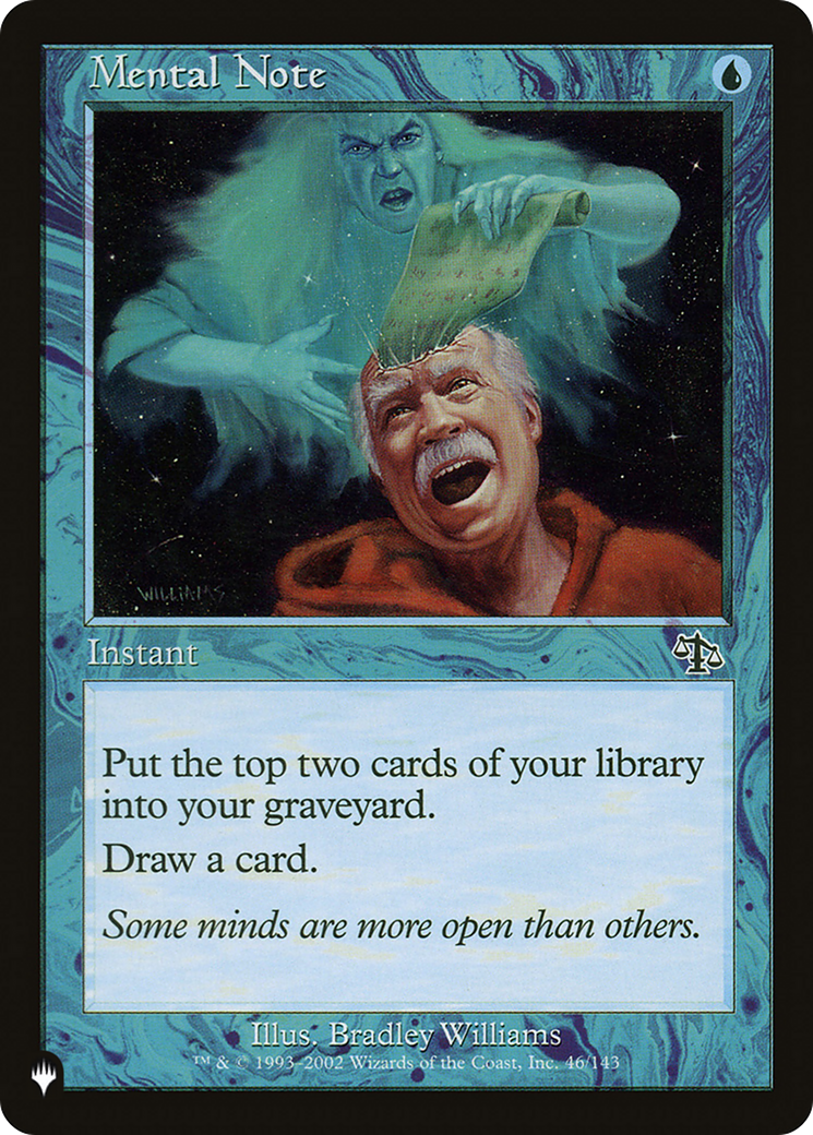 Mental Note [The List Reprints] | Boutique FDB TCG