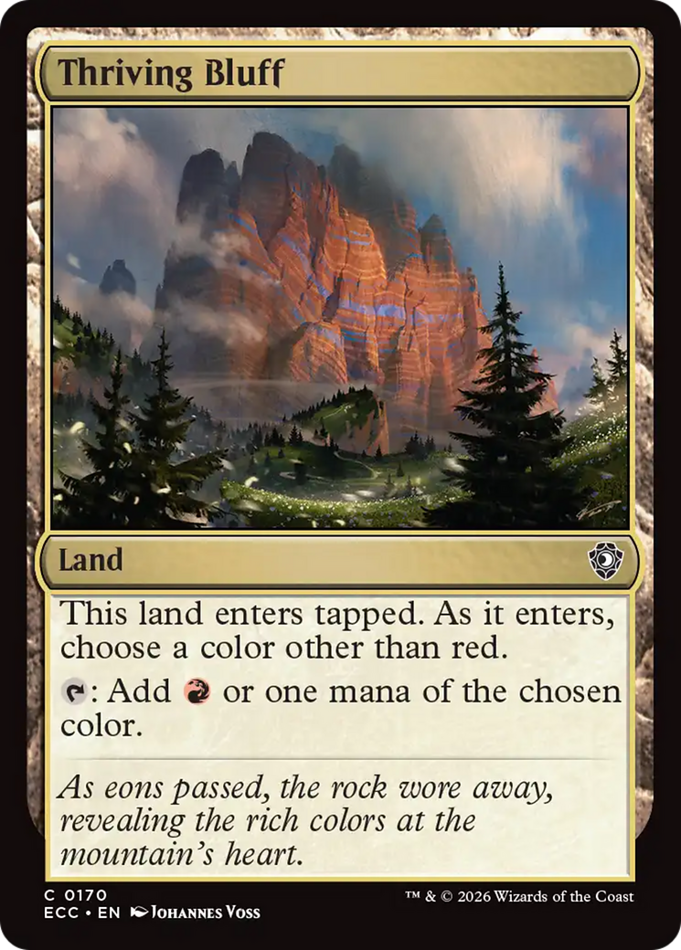Thriving Bluff [Lorwyn Eclipsed Commander] | Boutique FDB TCG