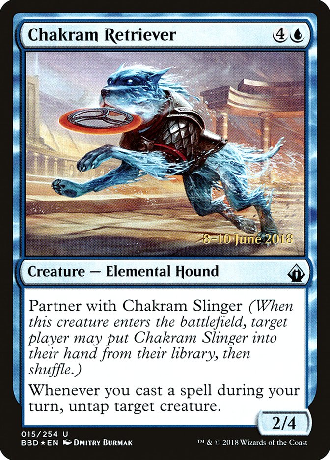 Chakram Retriever (Prerelease) [Battlebond Prerelease Promos] | Boutique FDB TCG