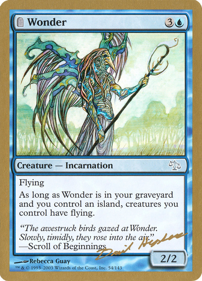 Wonder (Dave Humpherys) [World Championship Decks 2003] | Boutique FDB TCG