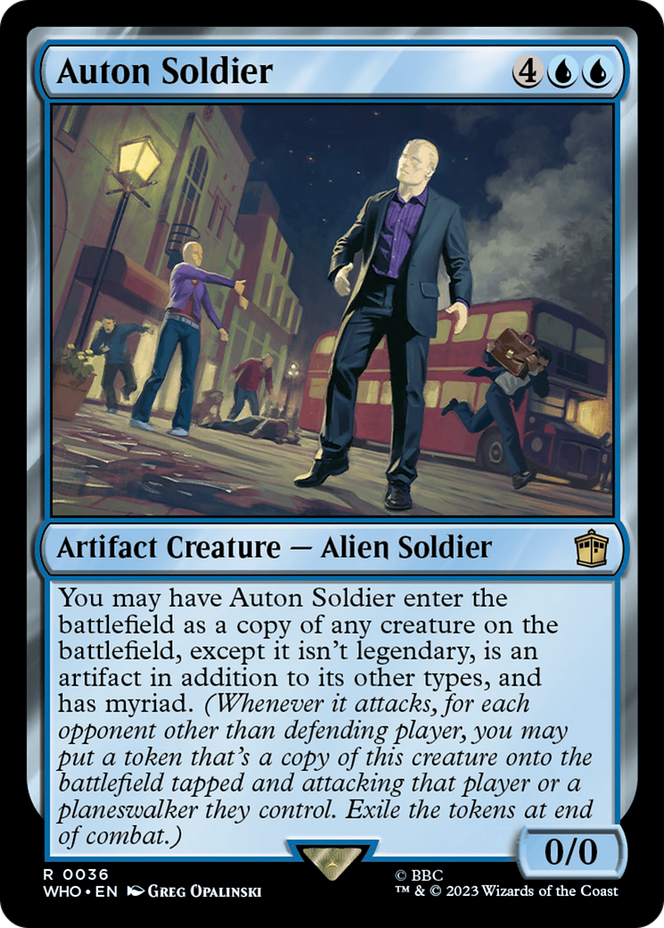 Auton Soldier [Doctor Who] | Boutique FDB TCG