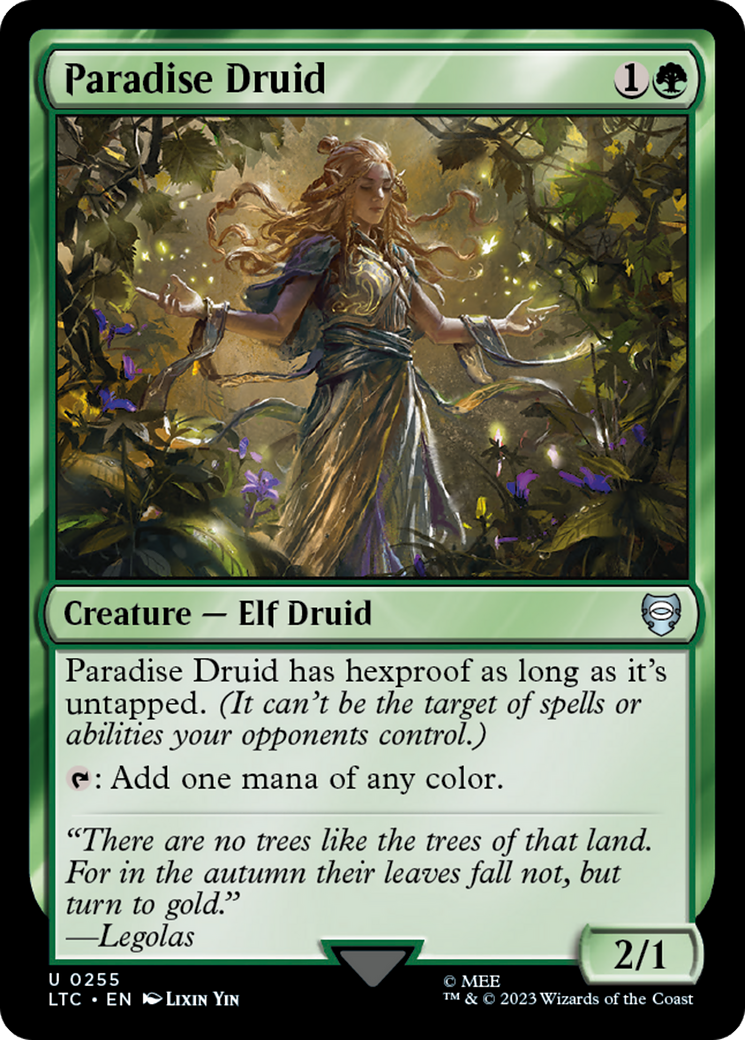 Paradise Druid [The Lord of the Rings: Tales of Middle-Earth Commander] | Boutique FDB TCG