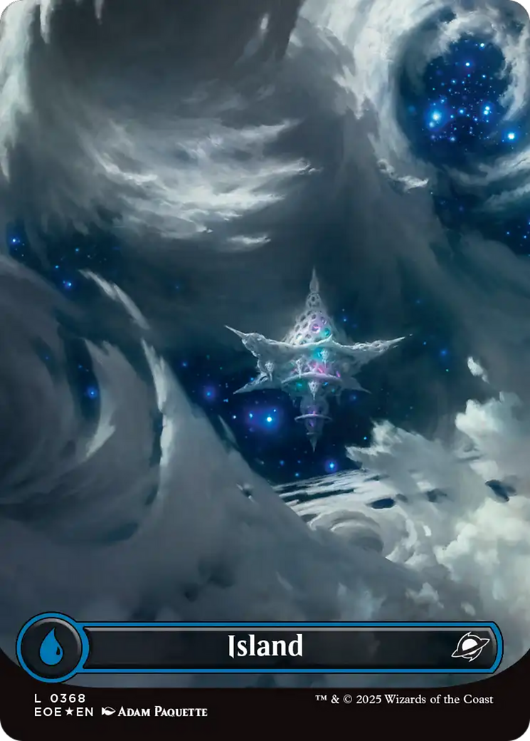 Island (0368) (Borderless) (Galaxy Foil) [Edge of Eternities] | Boutique FDB TCG