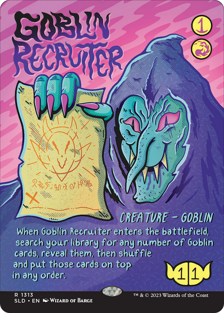 Goblin Recruiter (Rainbow Foil) [Secret Lair Drop Series] | Boutique FDB TCG