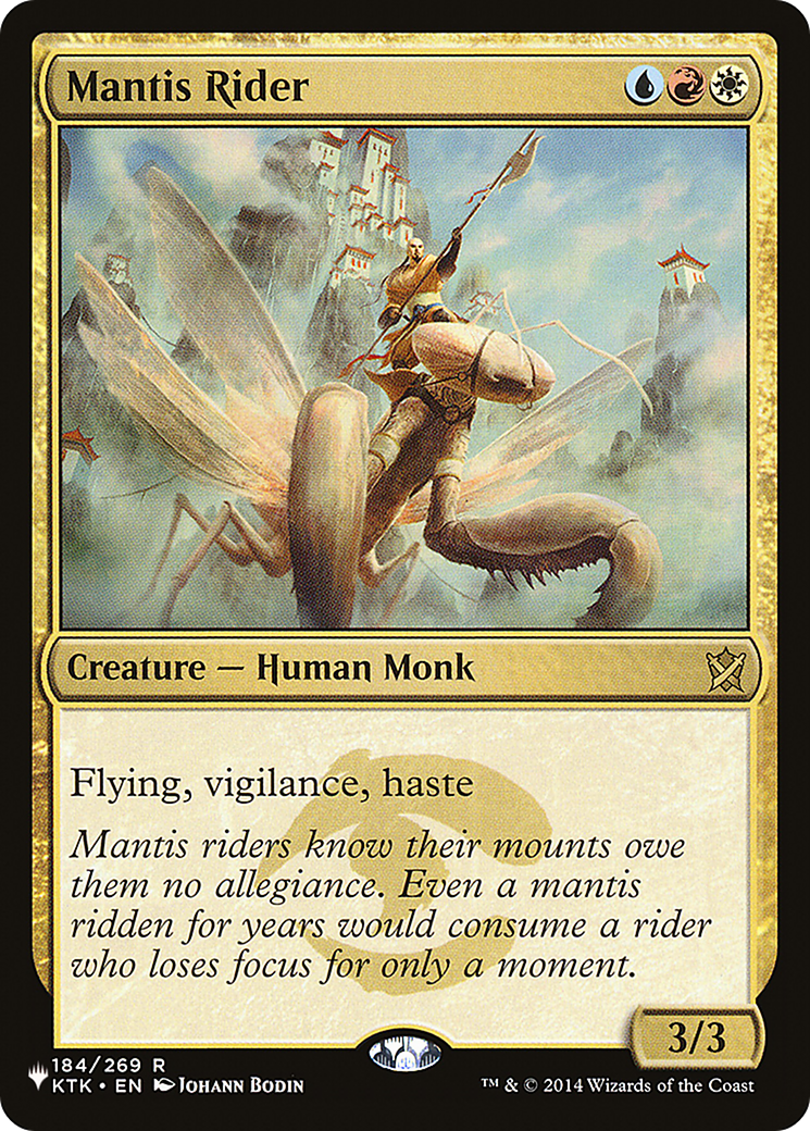 Mantis Rider [The List Reprints] | Boutique FDB TCG