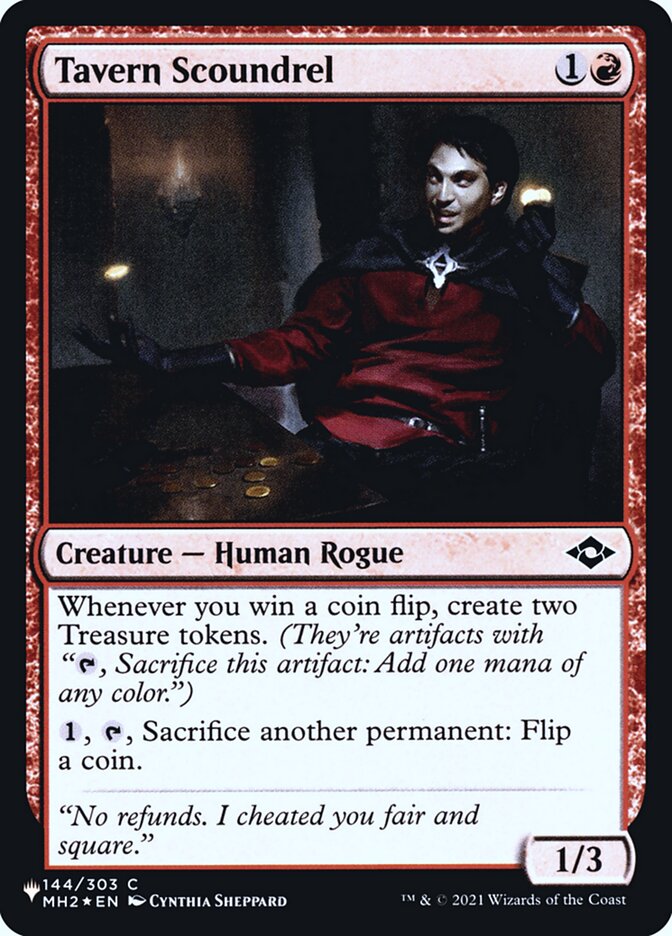 Tavern Scoundrel [Secret Lair: Heads I Win, Tails You Lose] | Boutique FDB TCG