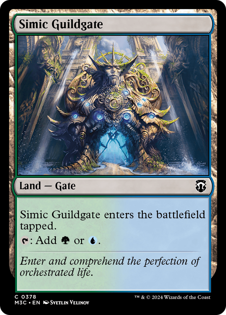 Simic Guildgate (Ripple Foil) [Modern Horizons 3 Commander] | Boutique FDB TCG