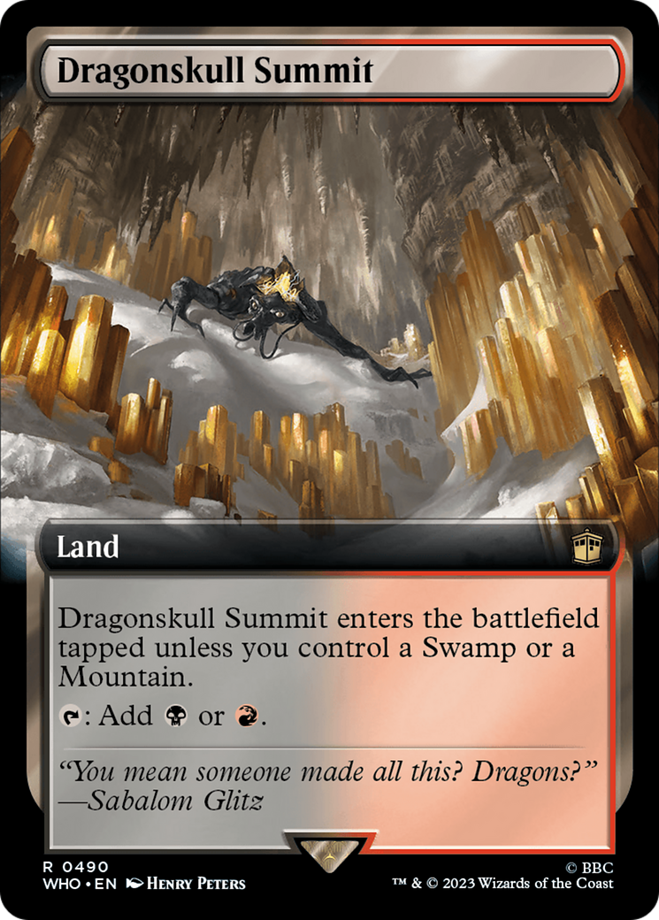 Dragonskull Summit (Extended Art) [Doctor Who] | Boutique FDB TCG