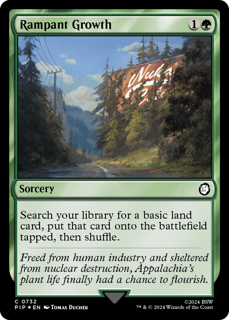 Rampant Growth (Surge Foil) [Fallout] | Boutique FDB TCG