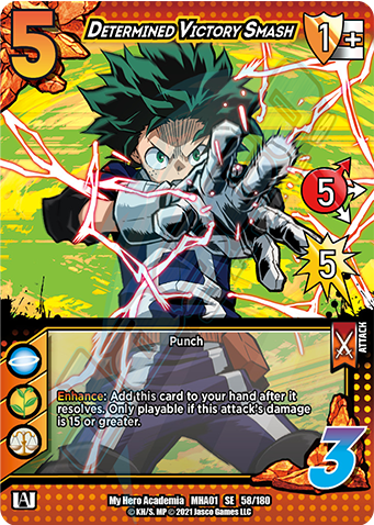 Determined Victory Smash [Series 1 Unlimited] | Boutique FDB TCG