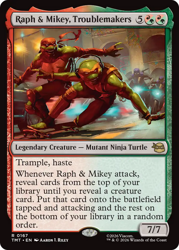 Raph & Mikey, Troublemakers [Teenage Mutant Ninja Turtles] | Boutique FDB TCG