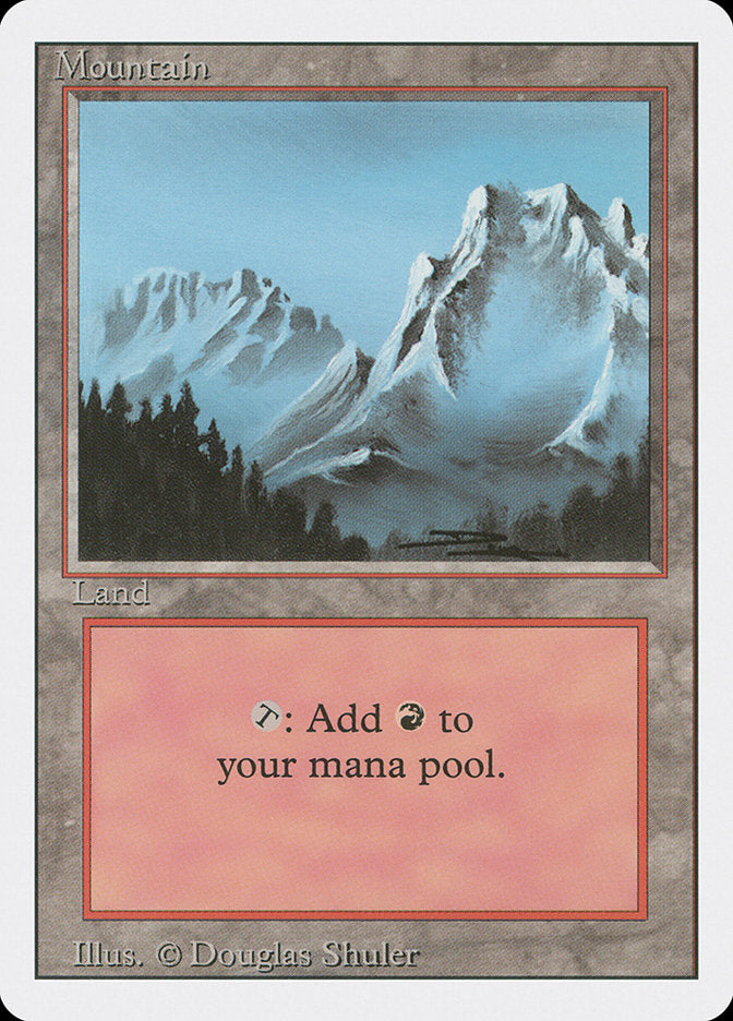 Mountain (Snow Top / Highest Point on Right) [Revised Edition] | Boutique FDB TCG