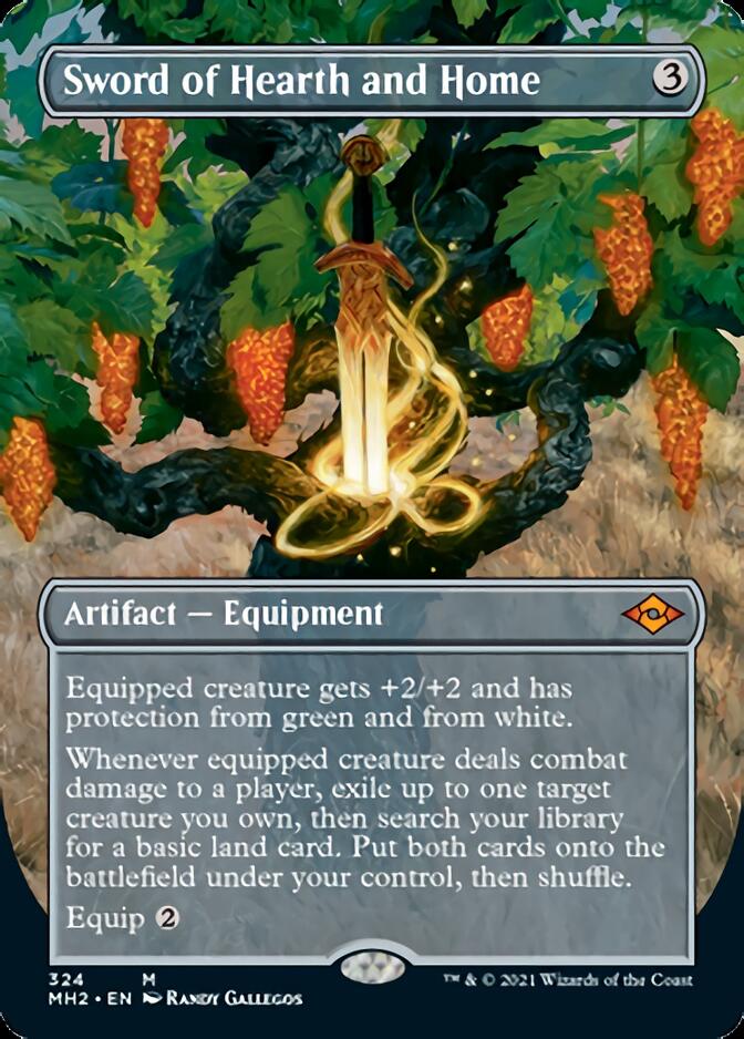 Sword of Hearth and Home (Borderless Alternate Art) [Modern Horizons 2] | Boutique FDB TCG