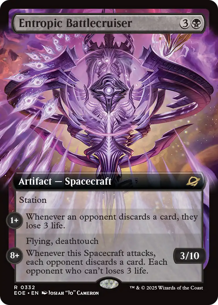 Entropic Battlecruiser (Extended Art) [Edge of Eternities] | Boutique FDB TCG