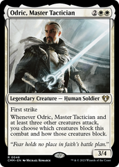 Odric, Master Tactician [Commander Masters] | Boutique FDB TCG