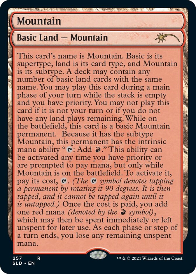 Mountain (257) [Secret Lair Drop Series] | Boutique FDB TCG