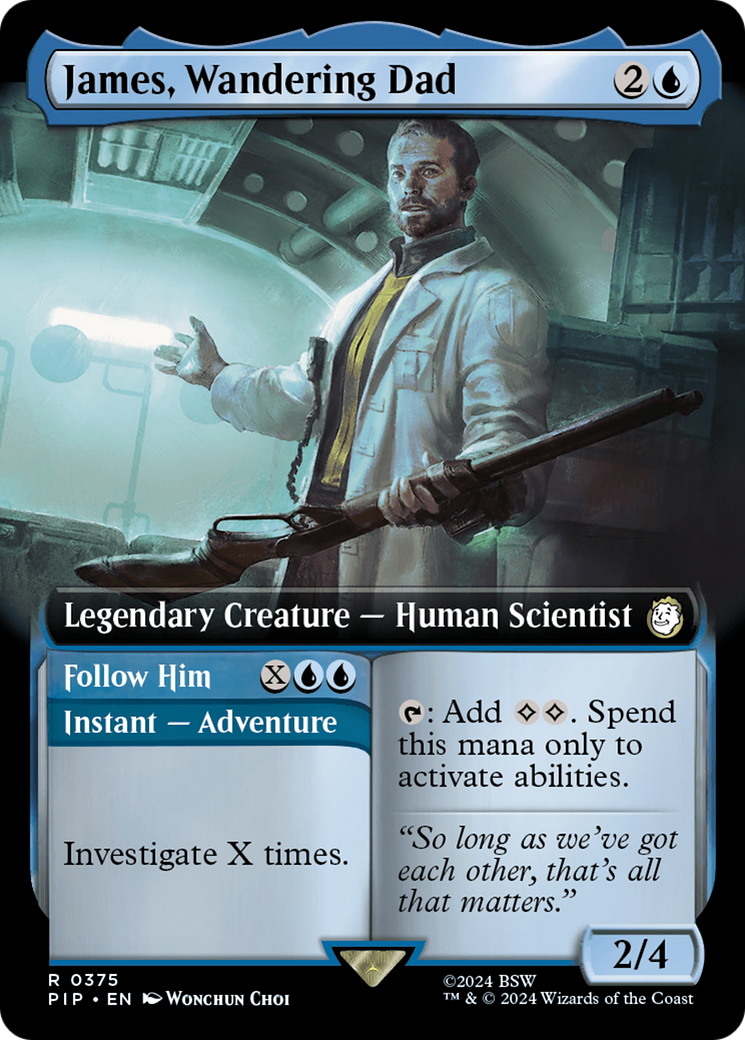 James, Wandering Dad // Follow Him (Extended Art) [Fallout] | Boutique FDB TCG