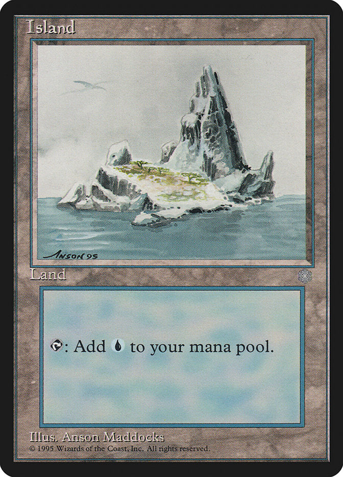 Island (Bird in Top Left / Signature on Left) [Ice Age] | Boutique FDB TCG