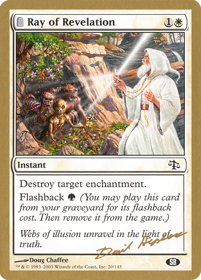 Ray of Revelation (Dave Humpherys) (SB) [World Championship Decks 2003] | Boutique FDB TCG