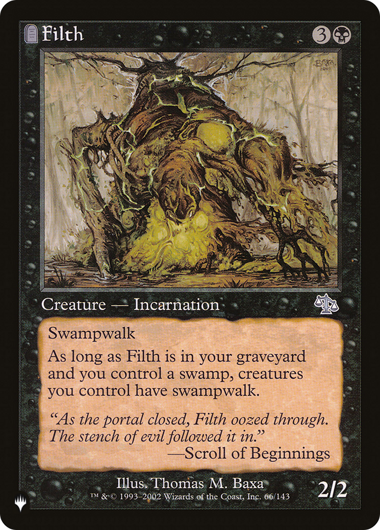 Filth [The List Reprints] | Boutique FDB TCG