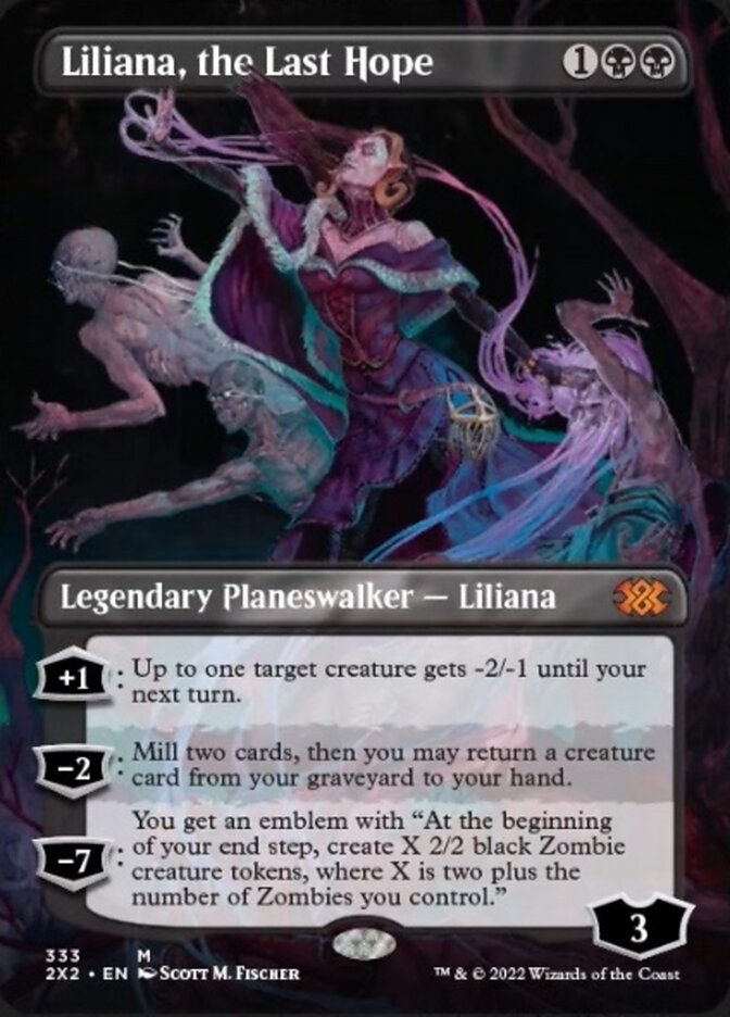 Liliana, the Last Hope (Borderless) [Double Masters 2022] | Boutique FDB TCG