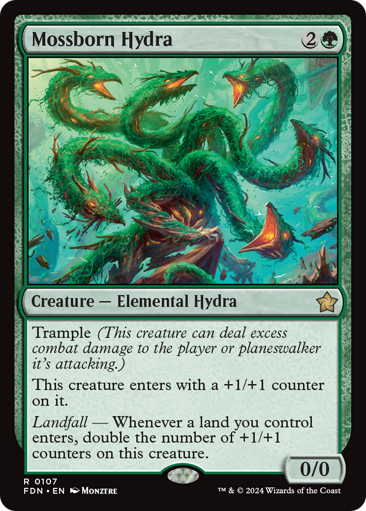 Mossborn Hydra [Foundations] | Boutique FDB TCG