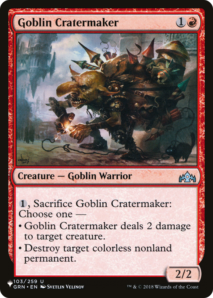 Goblin Cratermaker [The List Reprints] | Boutique FDB TCG