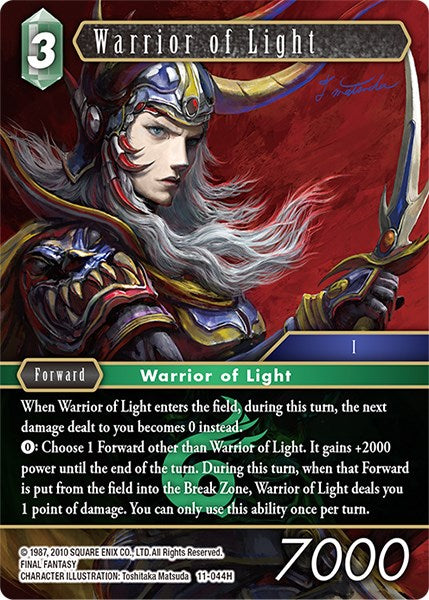 Warrior of Light [Opus XI] | Boutique FDB TCG