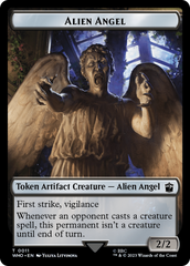 Alien Angel // Alien Warrior Double-Sided Token [Doctor Who Tokens] | Boutique FDB TCG