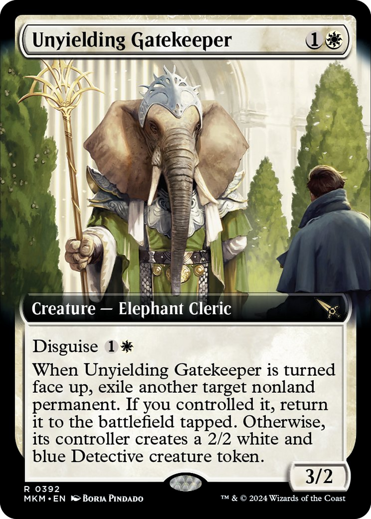 Unyielding Gatekeeper (Extended Art) [Murders at Karlov Manor] | Boutique FDB TCG