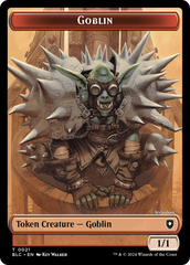 Illusion // Goblin Double-Sided Token [Bloomburrow Commander Tokens] | Boutique FDB TCG