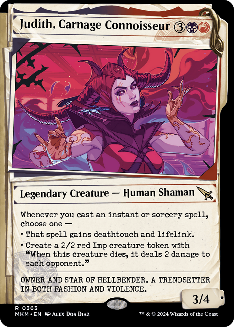 Judith, Carnage Connoisseur (Showcase) [Murders at Karlov Manor] | Boutique FDB TCG