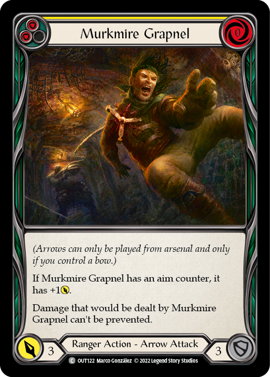 Murkmire Grapnel (Yellow) [OUT122] (Outsiders) | Boutique FDB TCG