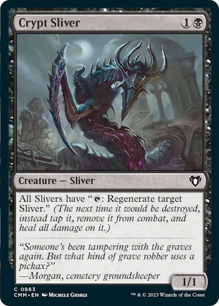 Crypt Sliver [Commander Masters] | Boutique FDB TCG