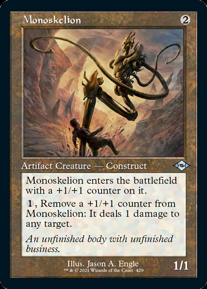 Monoskelion (Retro Foil Etched) [Modern Horizons 2] | Boutique FDB TCG