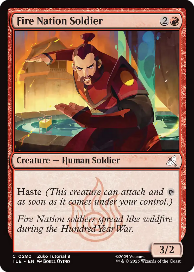 Fire Nation Soldier (0280) [Avatar: The Last Airbender: Eternal-Legal] | Boutique FDB TCG