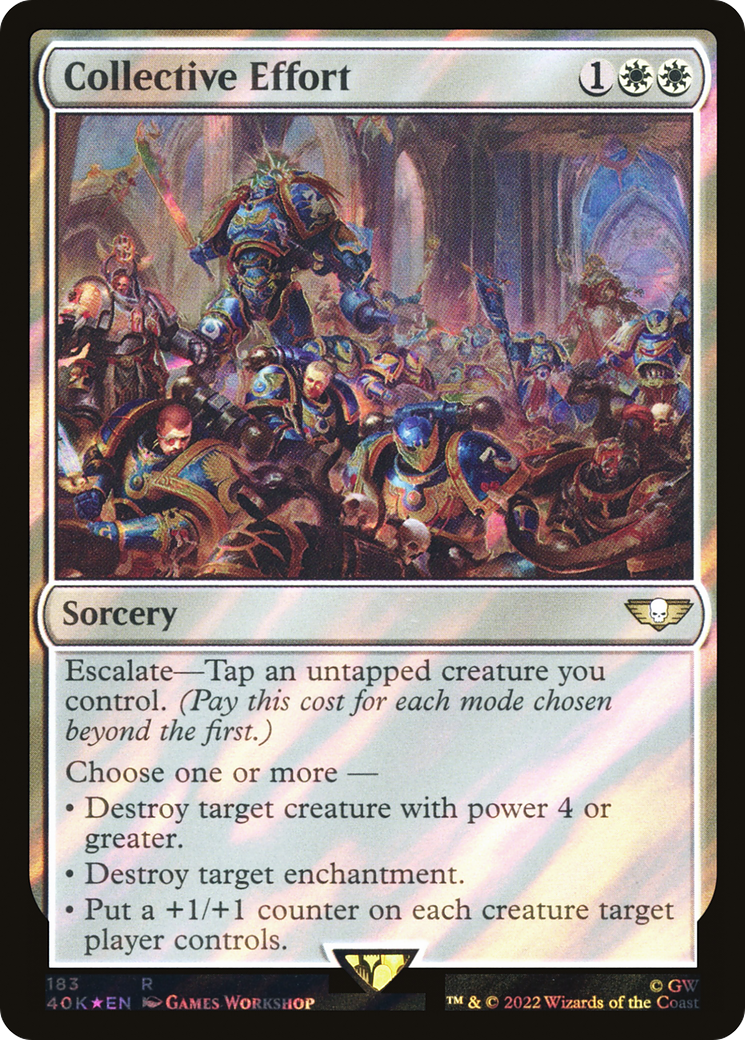 Collective Effort [Marvel Super Heroes Commander] | Boutique FDB TCG