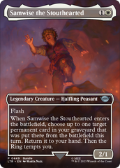 Samwise the Stouthearted (Borderless Alternate Art) [The Lord of the Rings: Tales of Middle-Earth] | Boutique FDB TCG