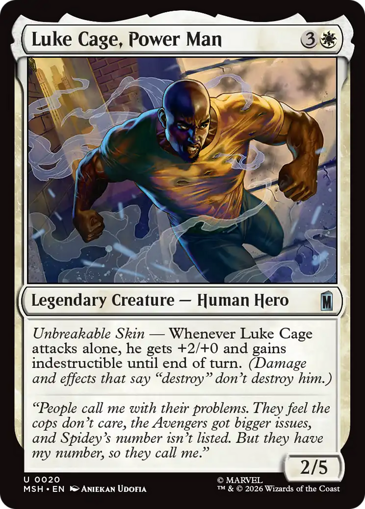 Luke Cage, Power Man [Marvel Super Heroes] | Boutique FDB TCG