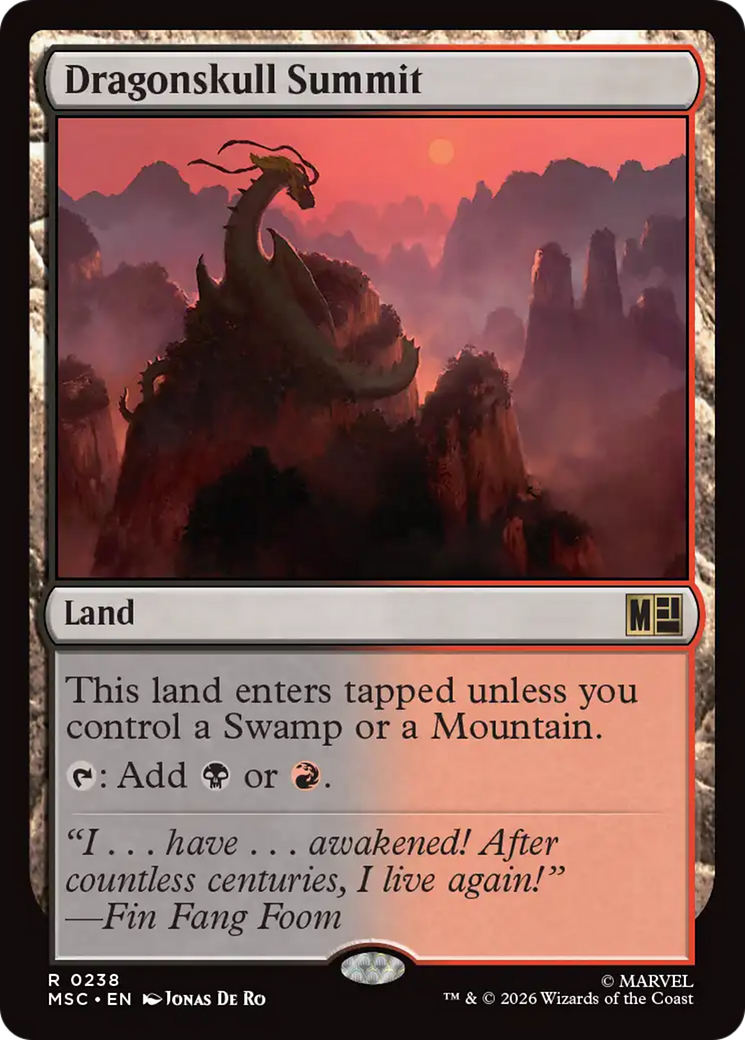 Dragonskull Summit [Marvel Super Heroes Commander] | Boutique FDB TCG