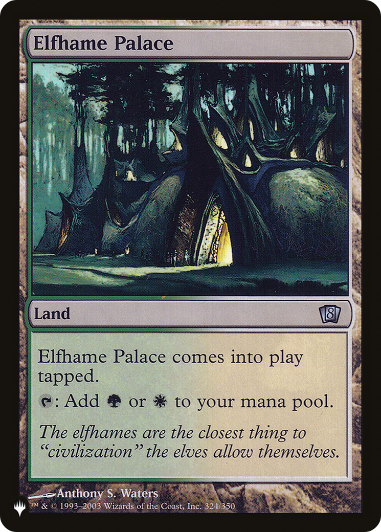 Elfhame Palace [The List Reprints] | Boutique FDB TCG