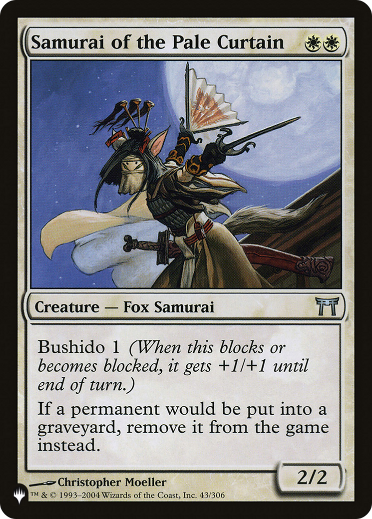 Samurai of the Pale Curtain [The List] | Boutique FDB TCG